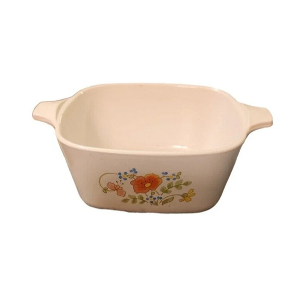 Vintage Corning Ware 2 3/4 Cup P-43-B Wildflower Casserole Dish No Lid - Picture 1 of 3